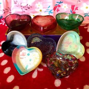 Handcrafted jewelry trays.